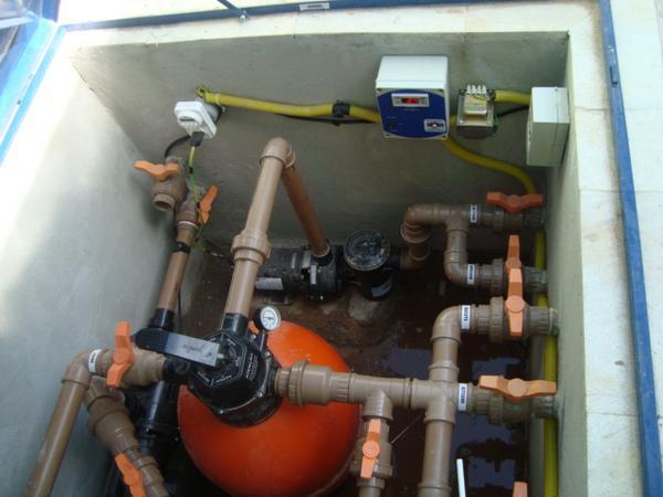 Sistema de aquecimento solar em residência